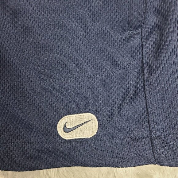 Vintage Nike‎ Shorts Men Size Xl Blue Drawstrings  Basketball Swoosh Oversize - Picture 4 of 10